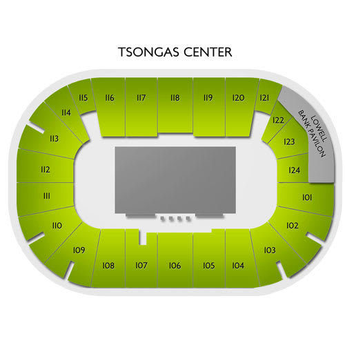 Tsongas Center Venue Map
