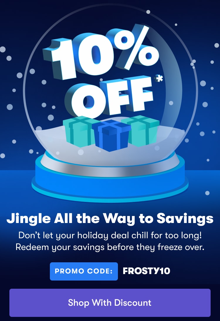 10% off with code FROSTY10