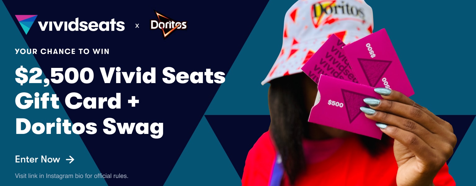 Vivid Seats x Doritos Giveaway. Enter Now