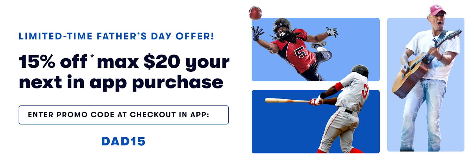 Give Dad the Gift of Tickets