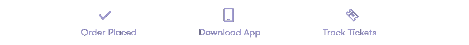 order placed,download app,Track tickets