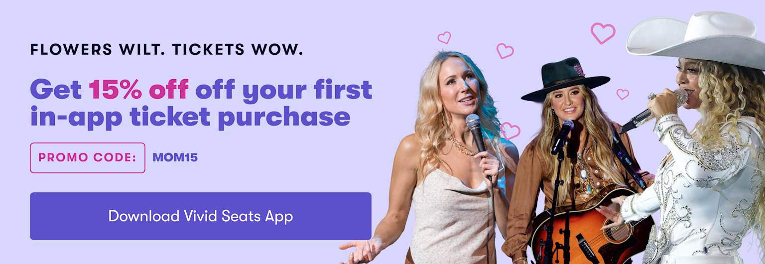 Get 15% Off Your First In App Ticket Purchase