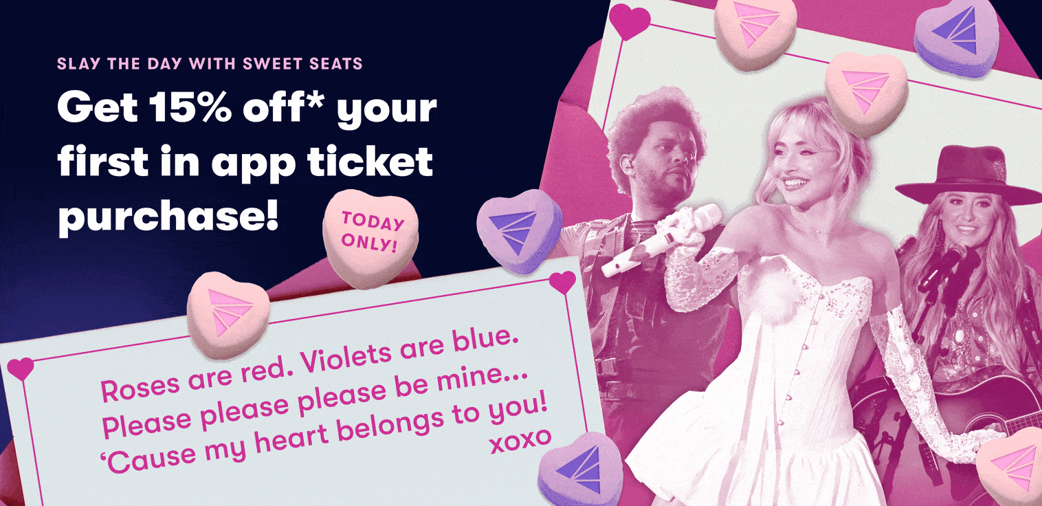 Get 15% Off Your First In App Ticket Purchase