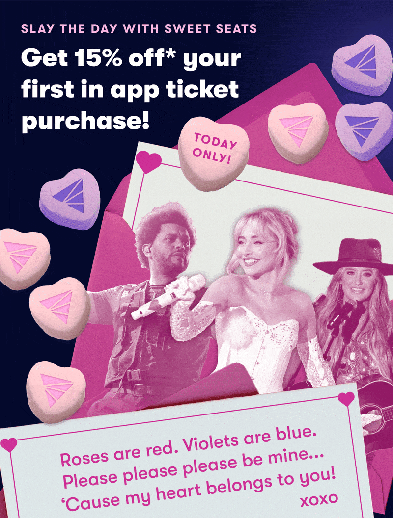 Get 15% Off Your First In App Ticket Purchase