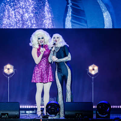 Trixie and Katya