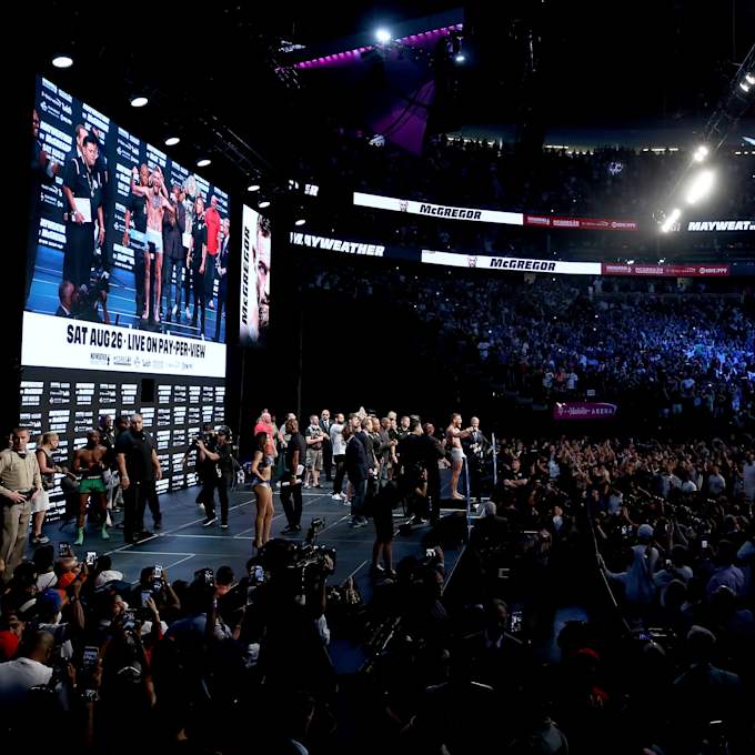 UFC Weigh In Parking