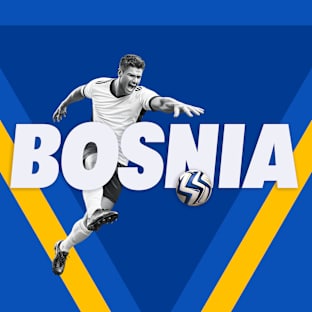 Bosnia-Herzegovina Mens National Soccer Parking Image
