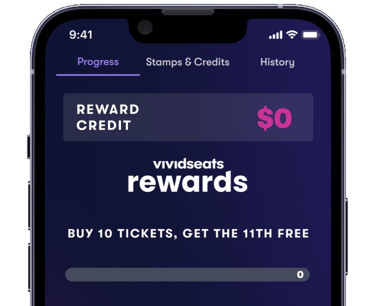 Vivid Seats Rewards. Buy 10 tickets, get the 11th free